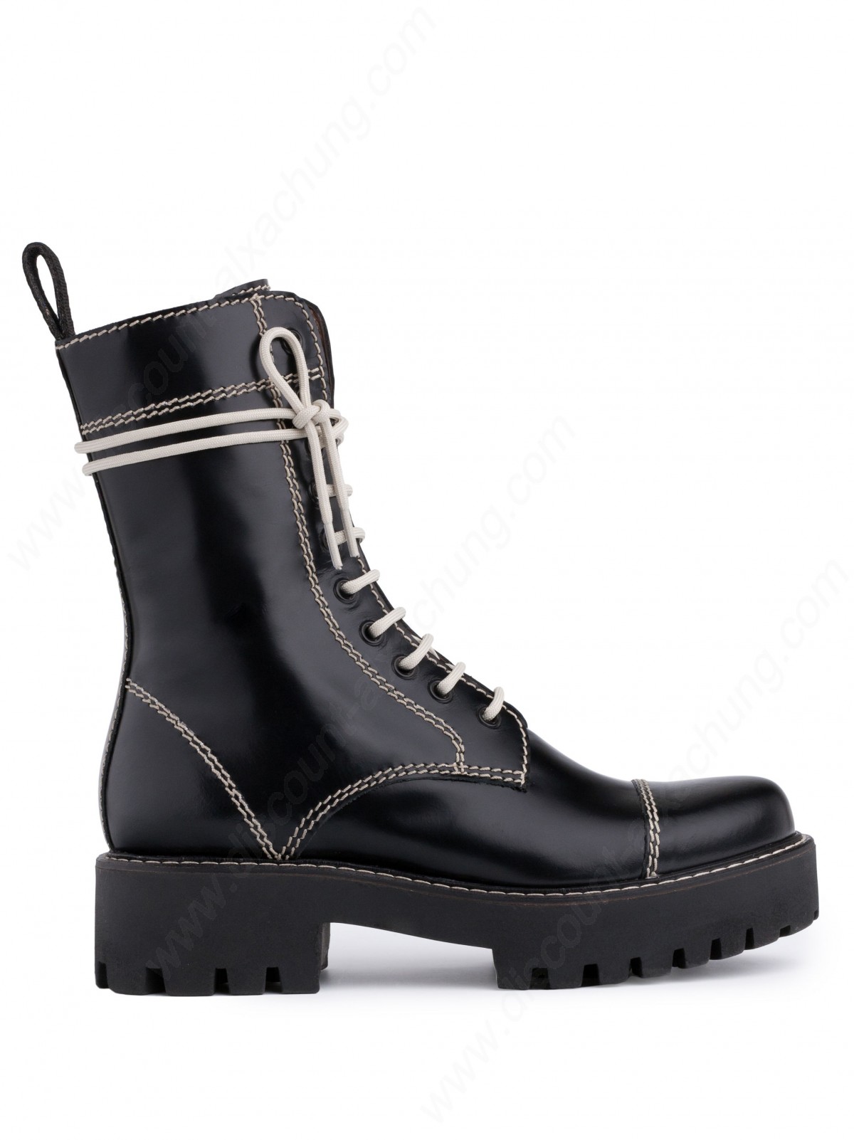 Alexachung Black Heavy Tread Flat Boot - -0