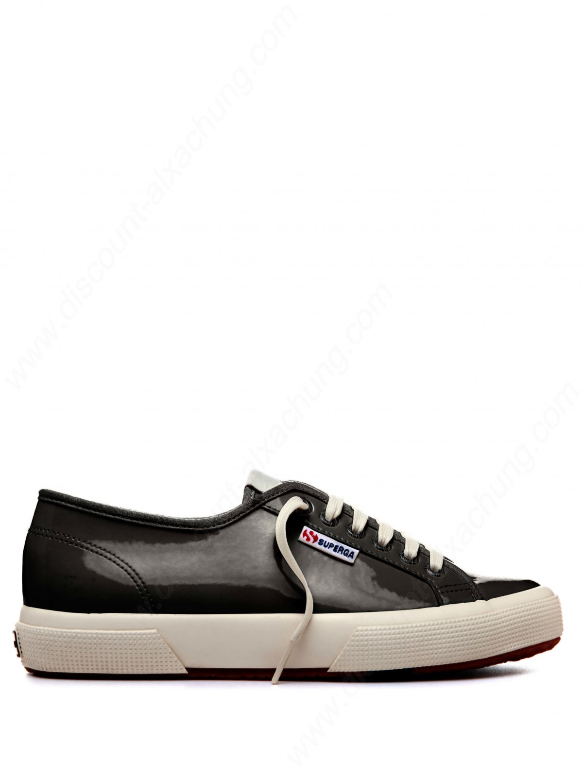 Alexachung Black Patent Is A Virtue Low Top - -0