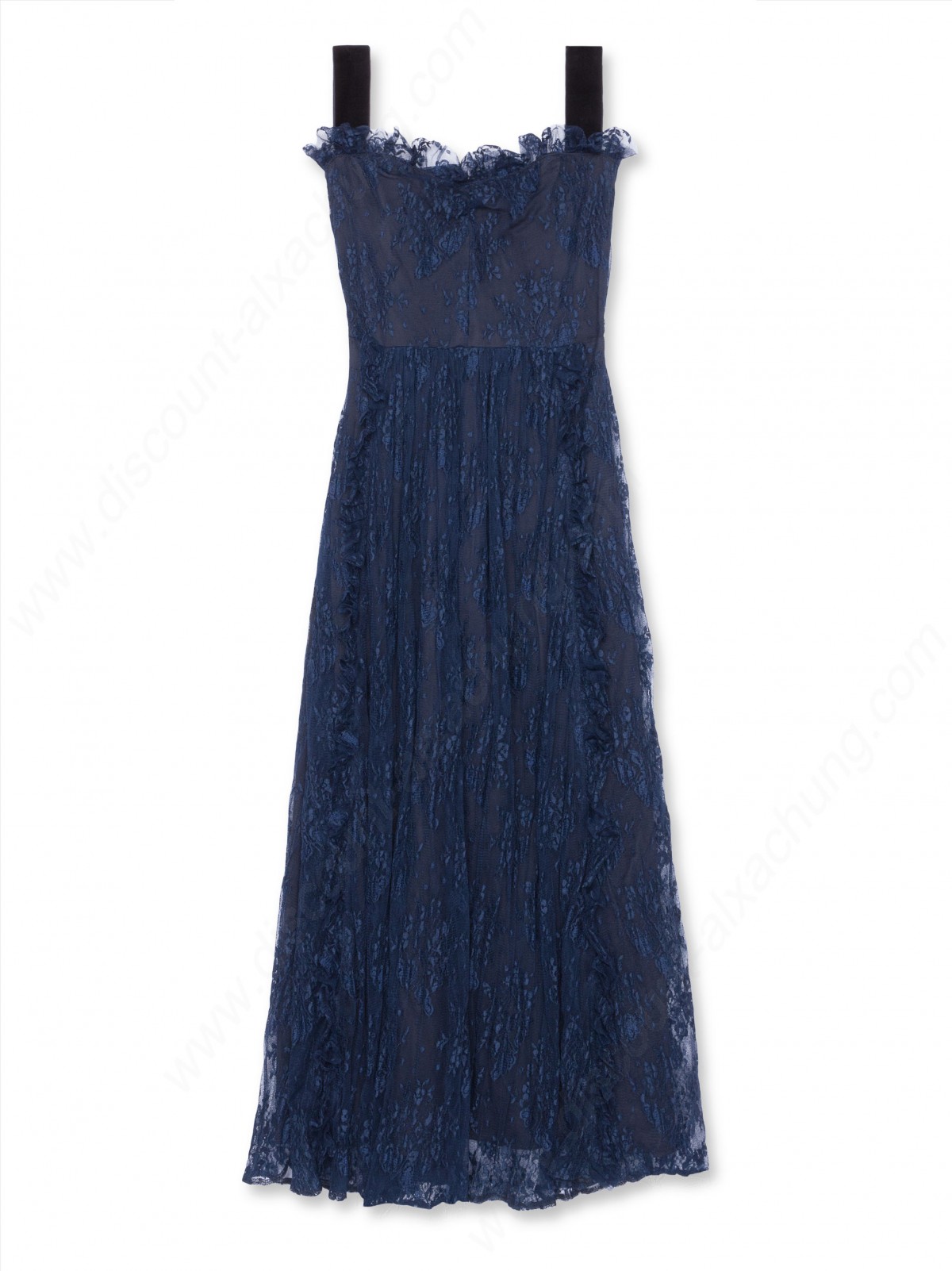 Alexachung Chantilly Lace Gathered Front Dress - -0