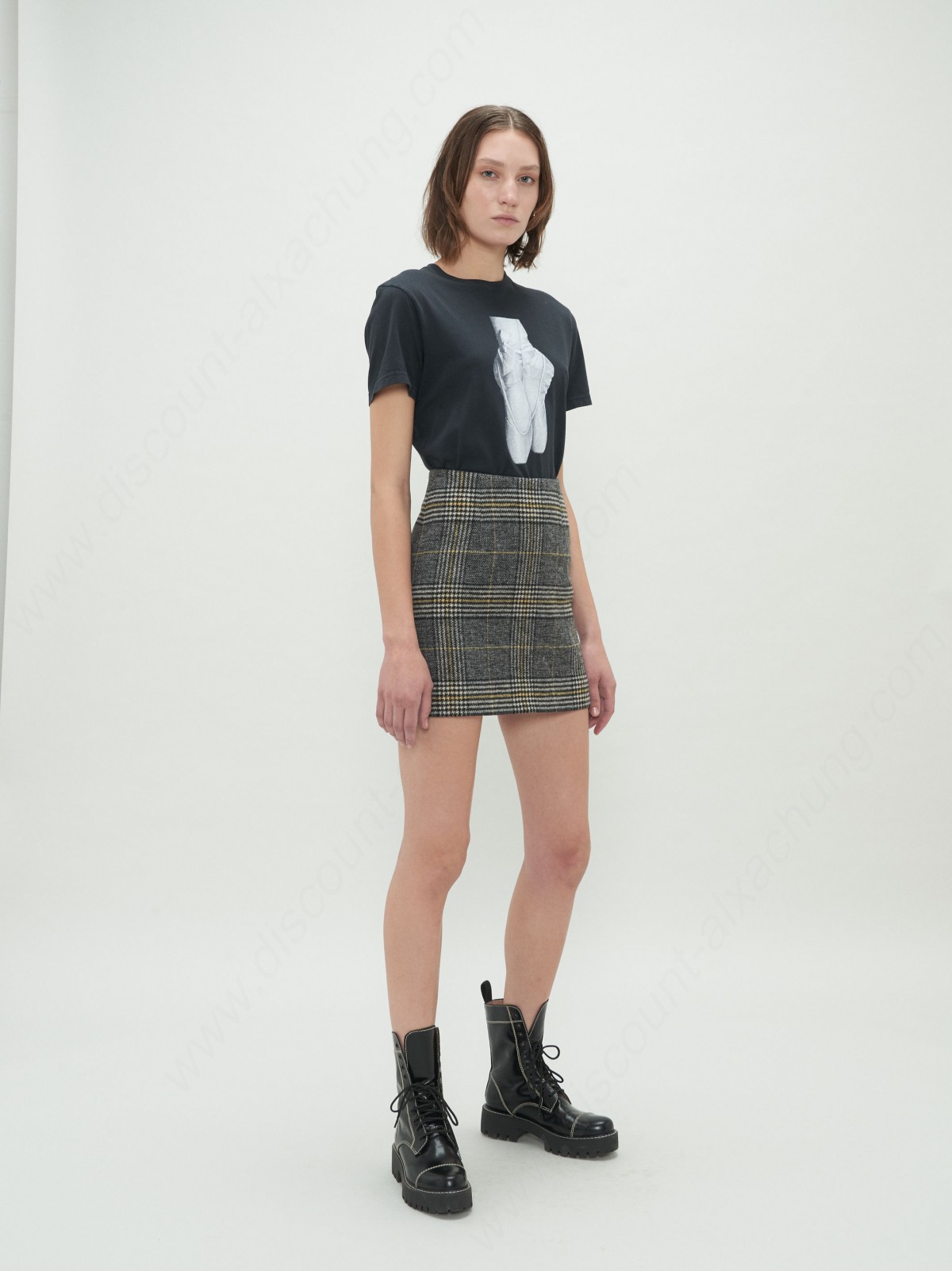 Alexachung Checked Mini Skirt - -2