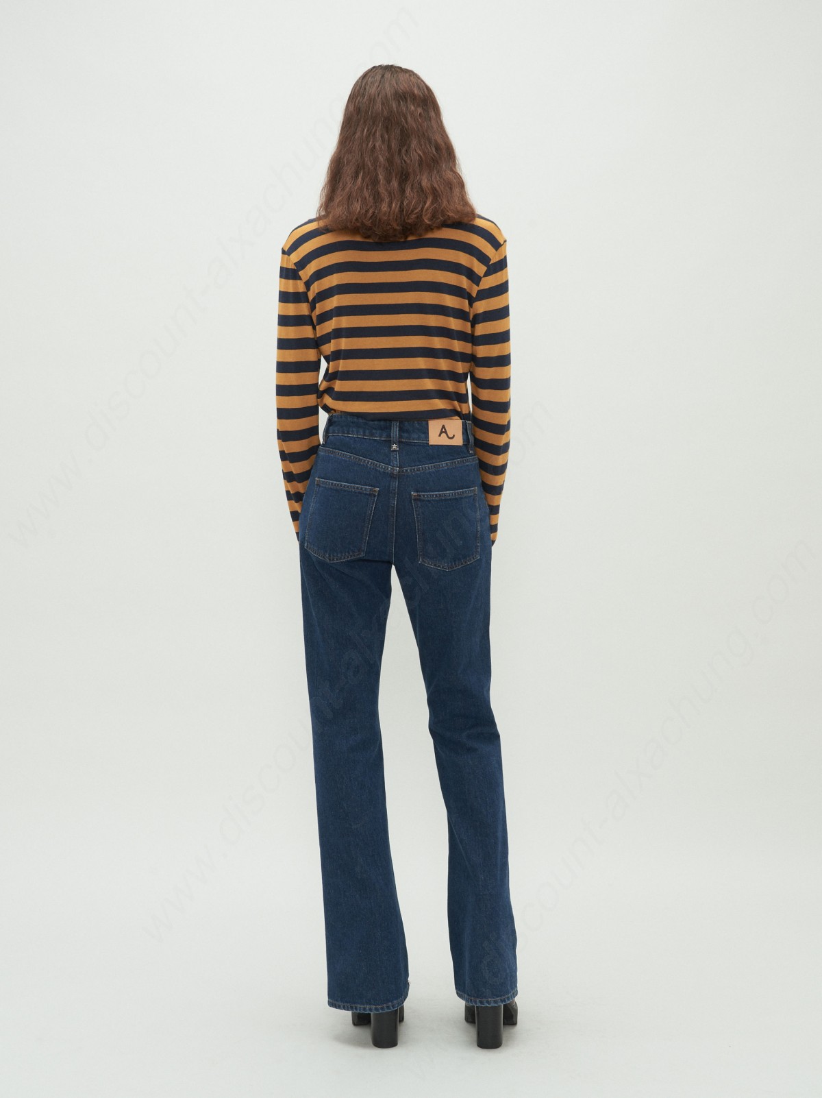 Alexachung Dark Wash Flared Jeans - -3