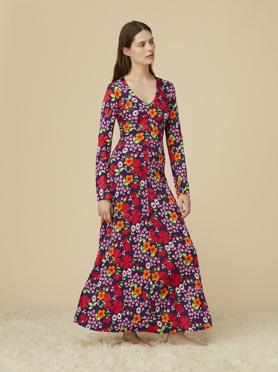 Alexachung Floral Print Maxi Dress - -2