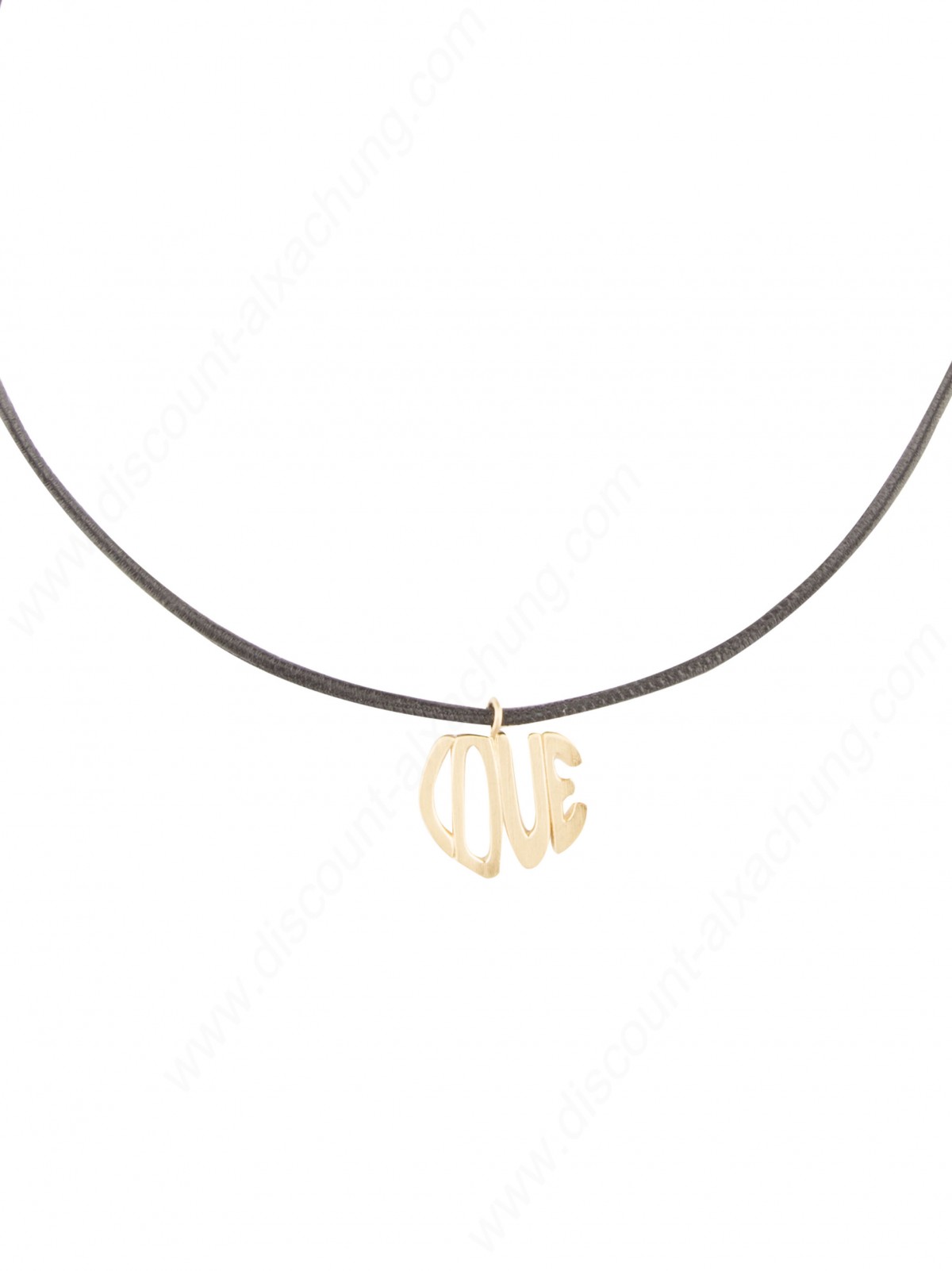 Alexachung Gold Love Pendant Necklace - -1