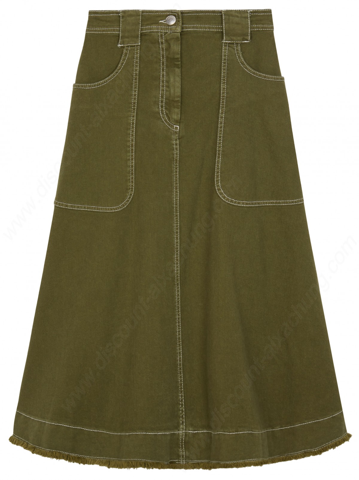Alexachung Khaki Patch Pocket Skirt - -0