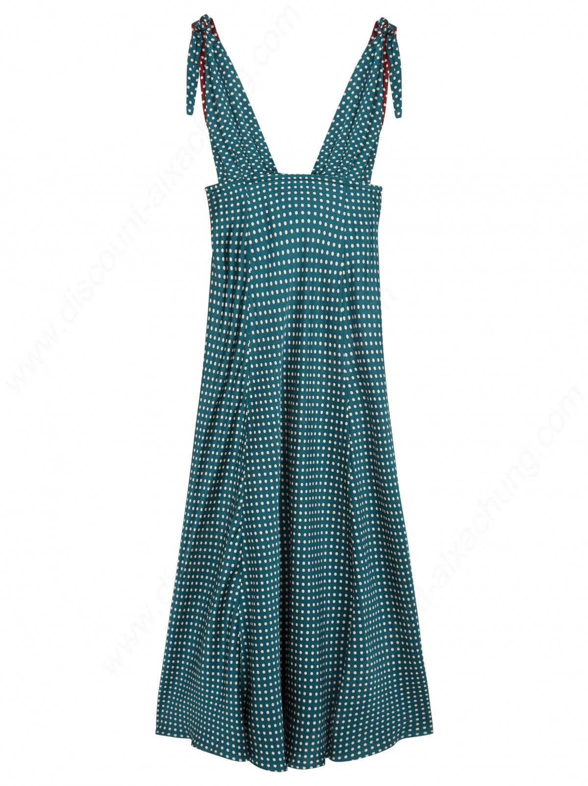 Alexachung Polka Dot Scarf Dress - -0