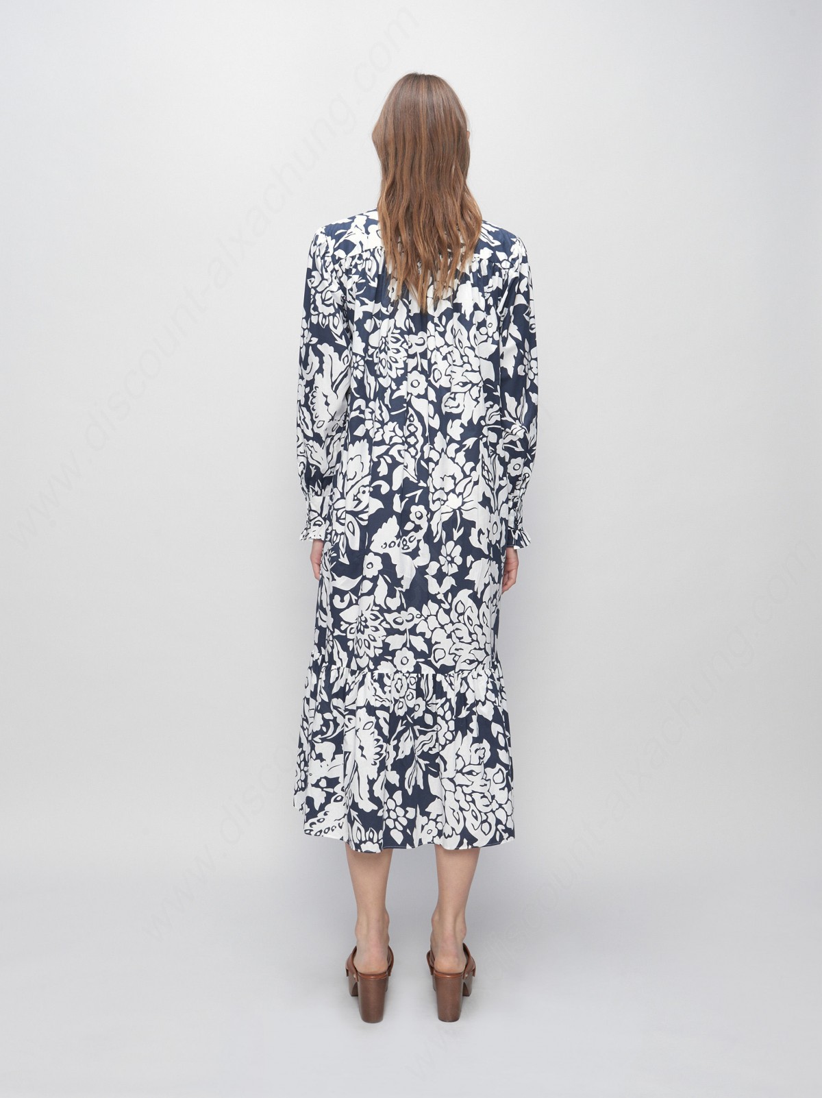 Alexachung Print Ruffle Collar Dress - -4