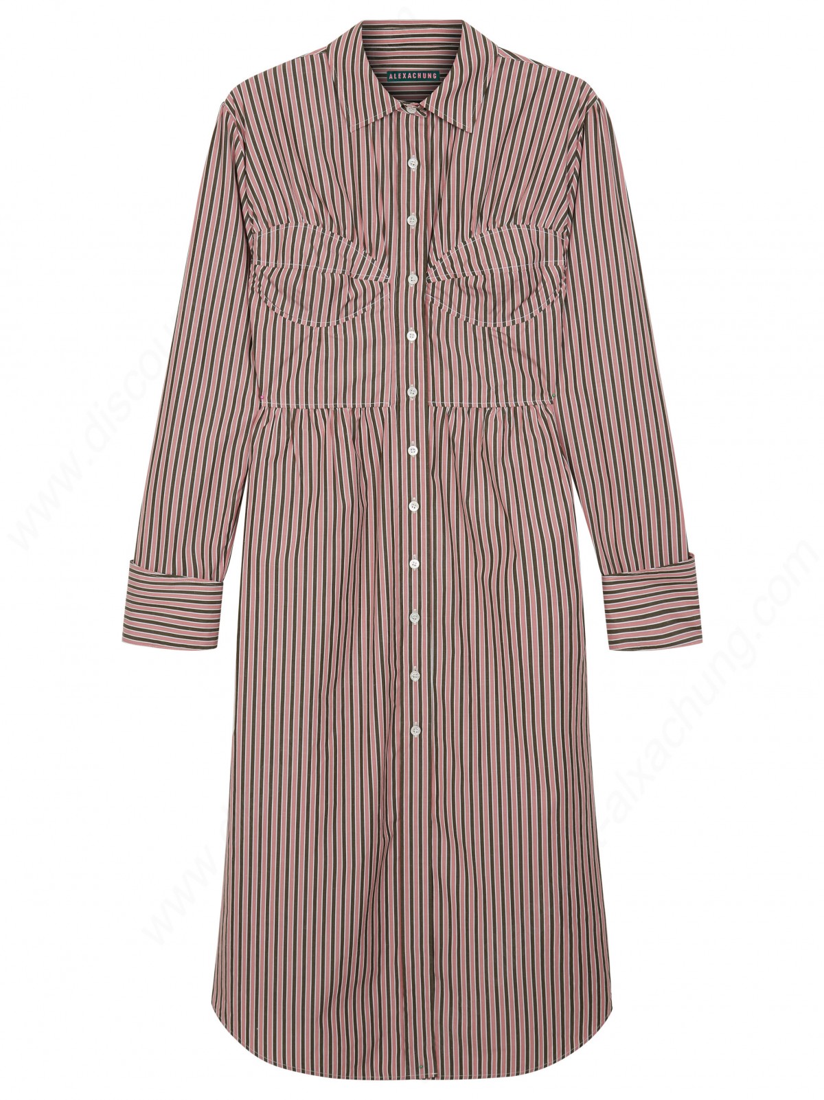 Alexachung Stripe Seamed T-Shirts Dress - -0