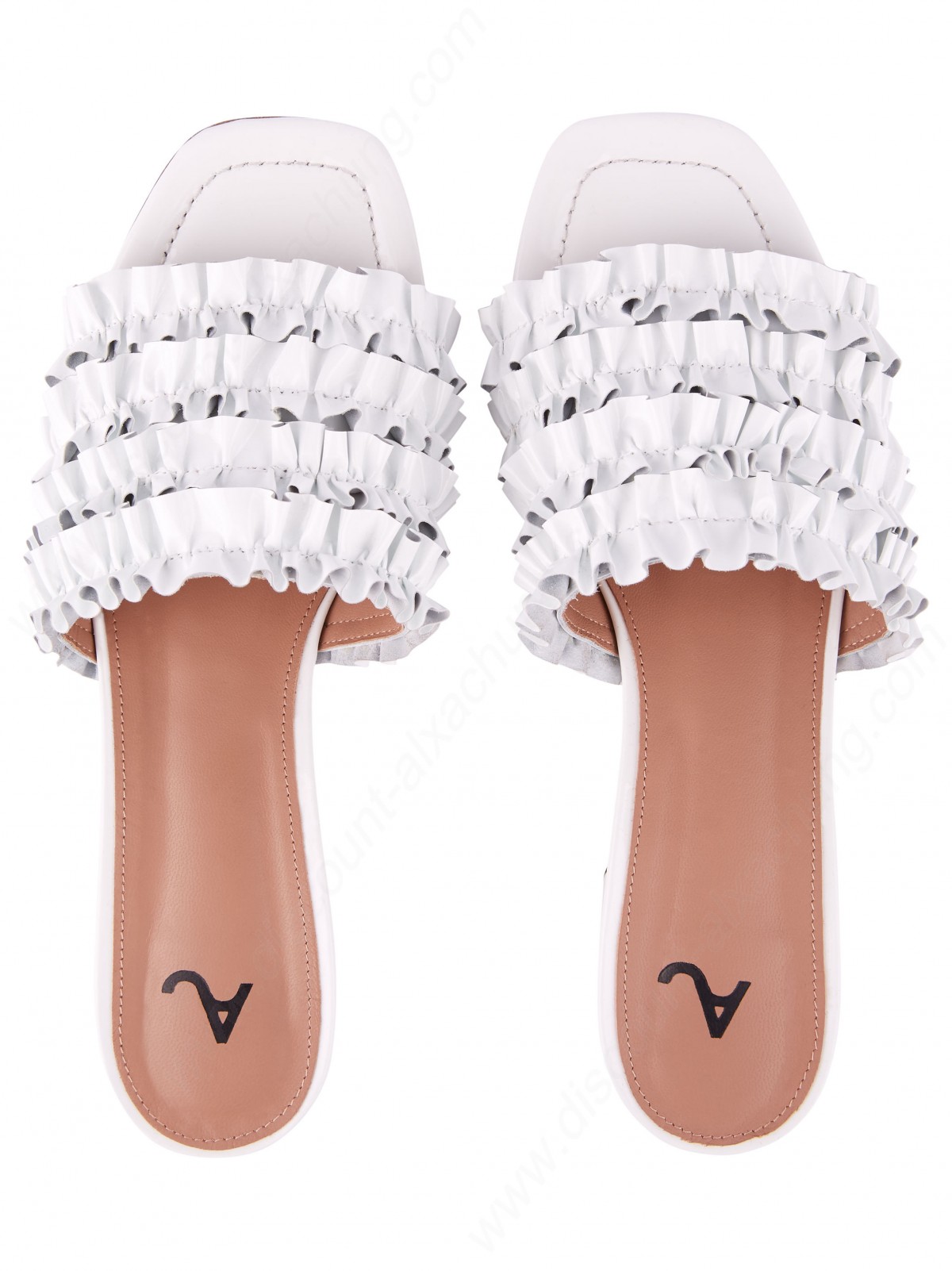 Alexachung White Ruffle Sandal - -3