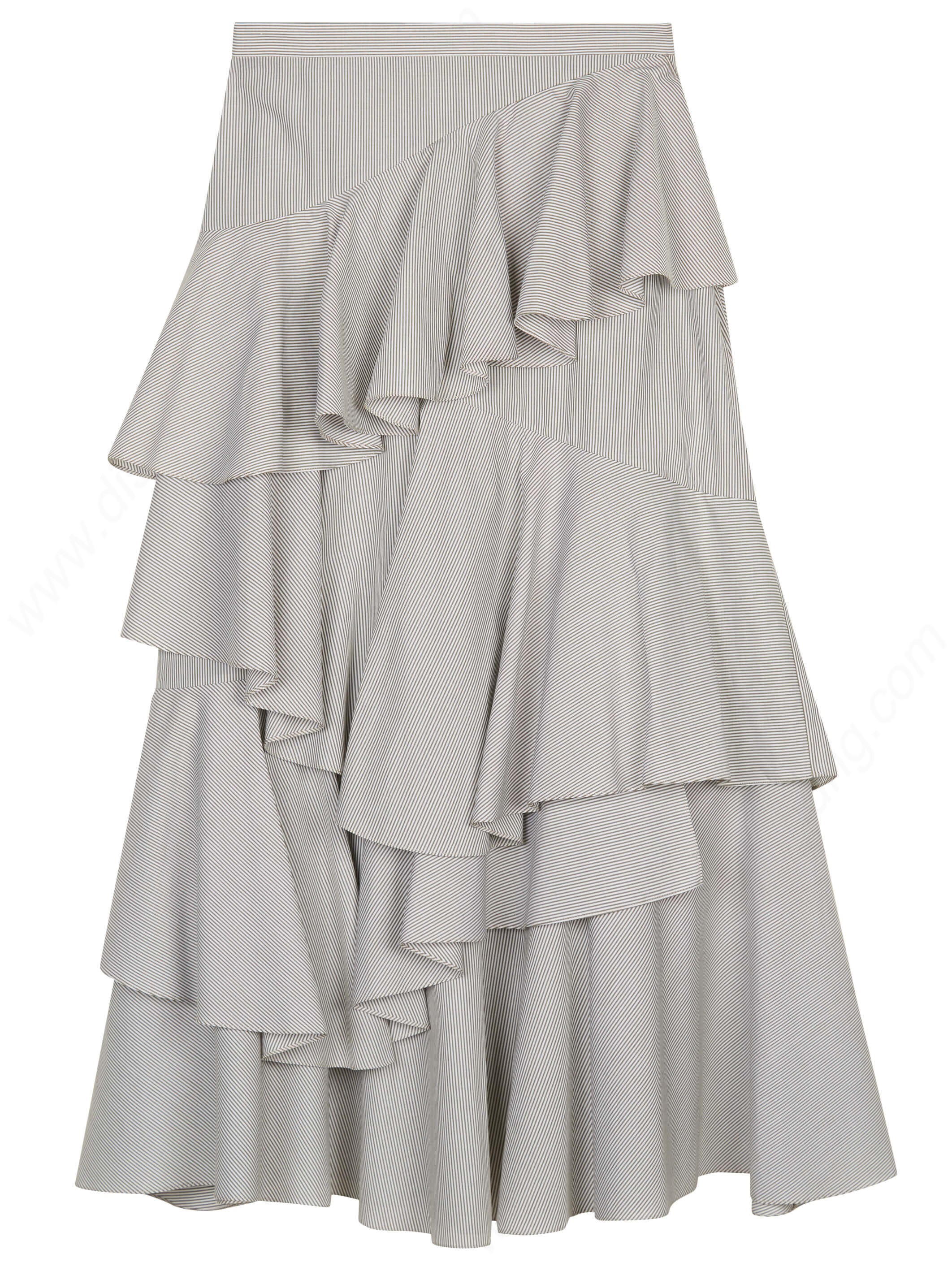 Alexachung Asymmetric Tiered Skirt - Alexachung Asymmetric Tiered Skirt