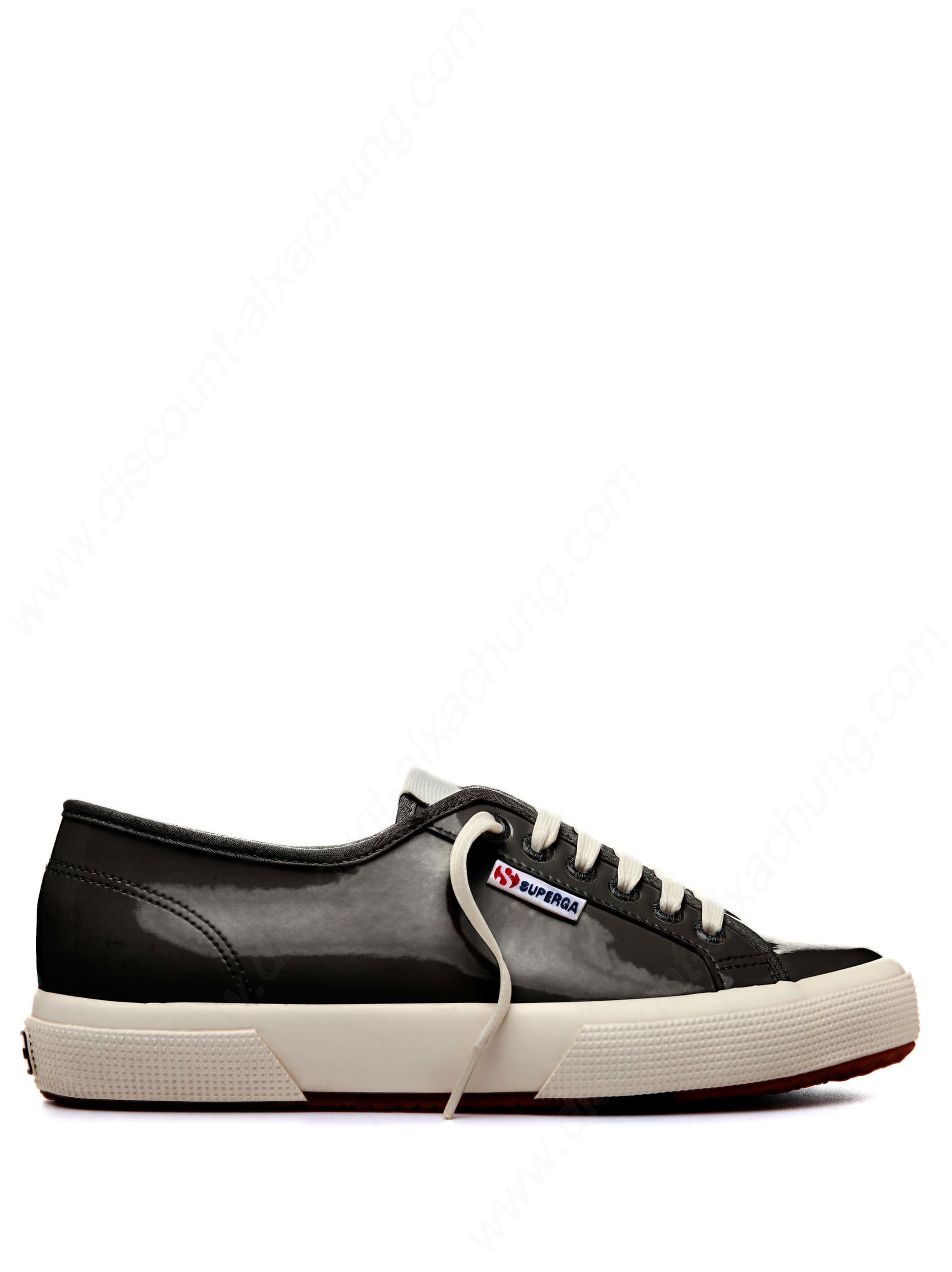 Alexachung Black Patent Is A Virtue Low Top - Alexachung Black Patent Is A Virtue Low Top