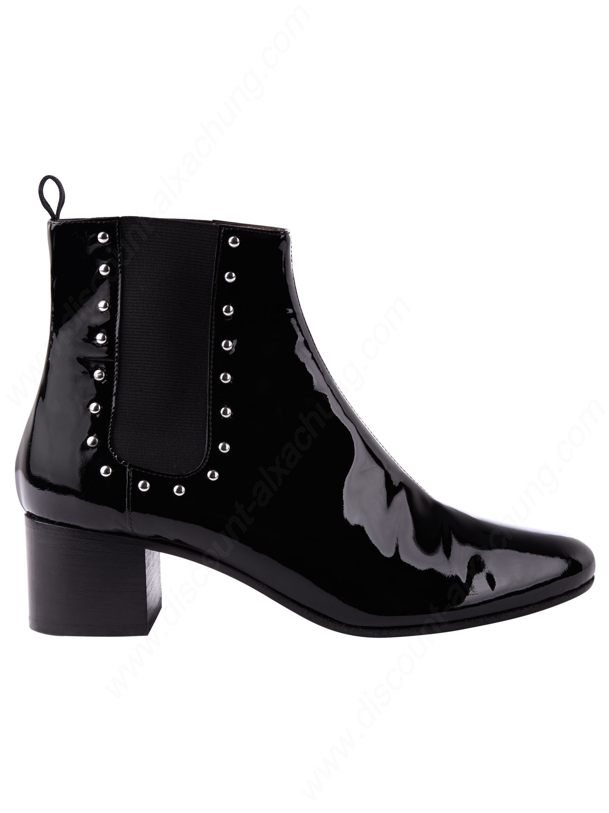 Alexachung Black Studded Chelsea Boot - Alexachung Black Studded Chelsea Boot