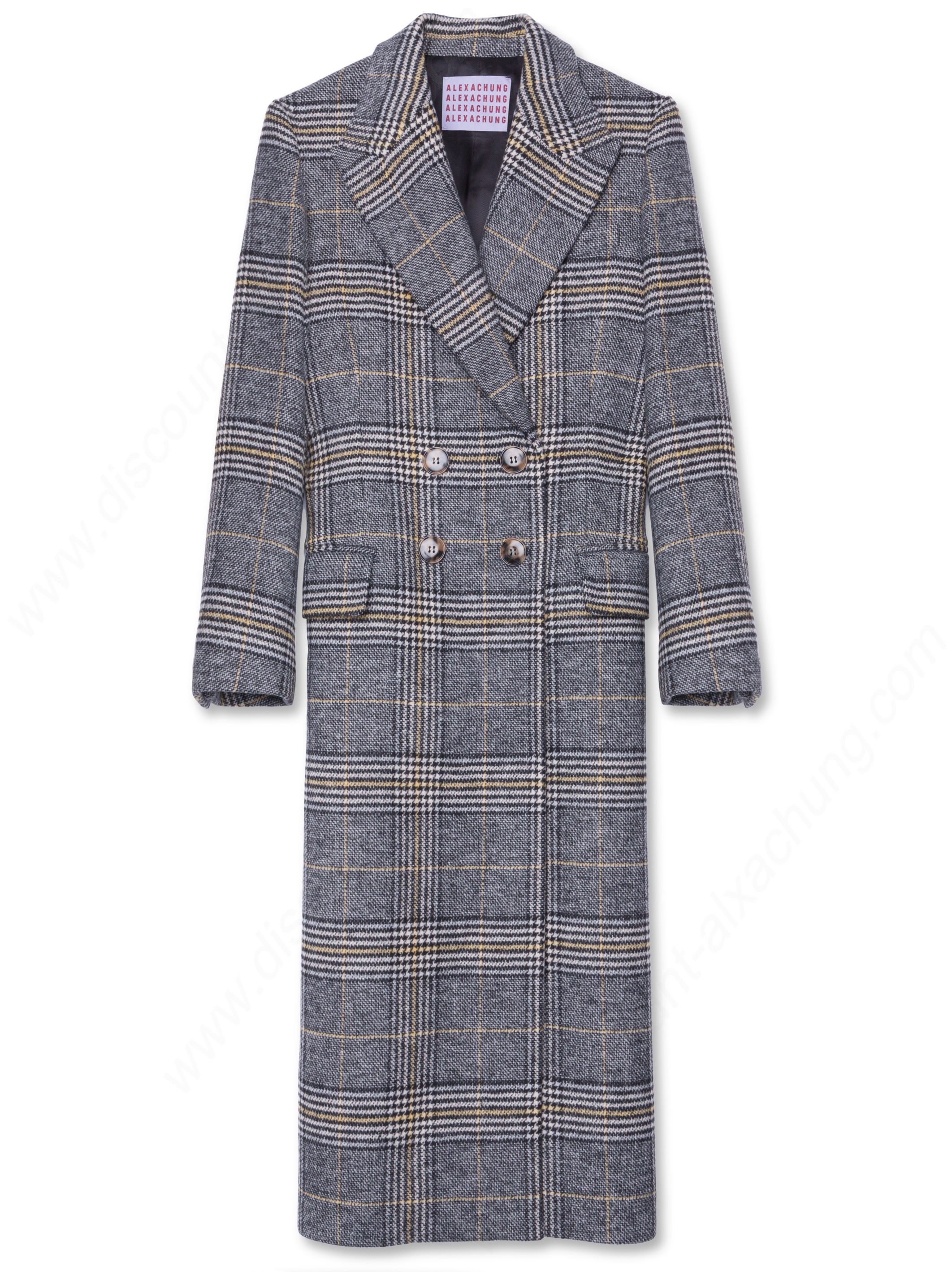 Alexachung Checked Tailored Coat - Alexachung Checked Tailored Coat