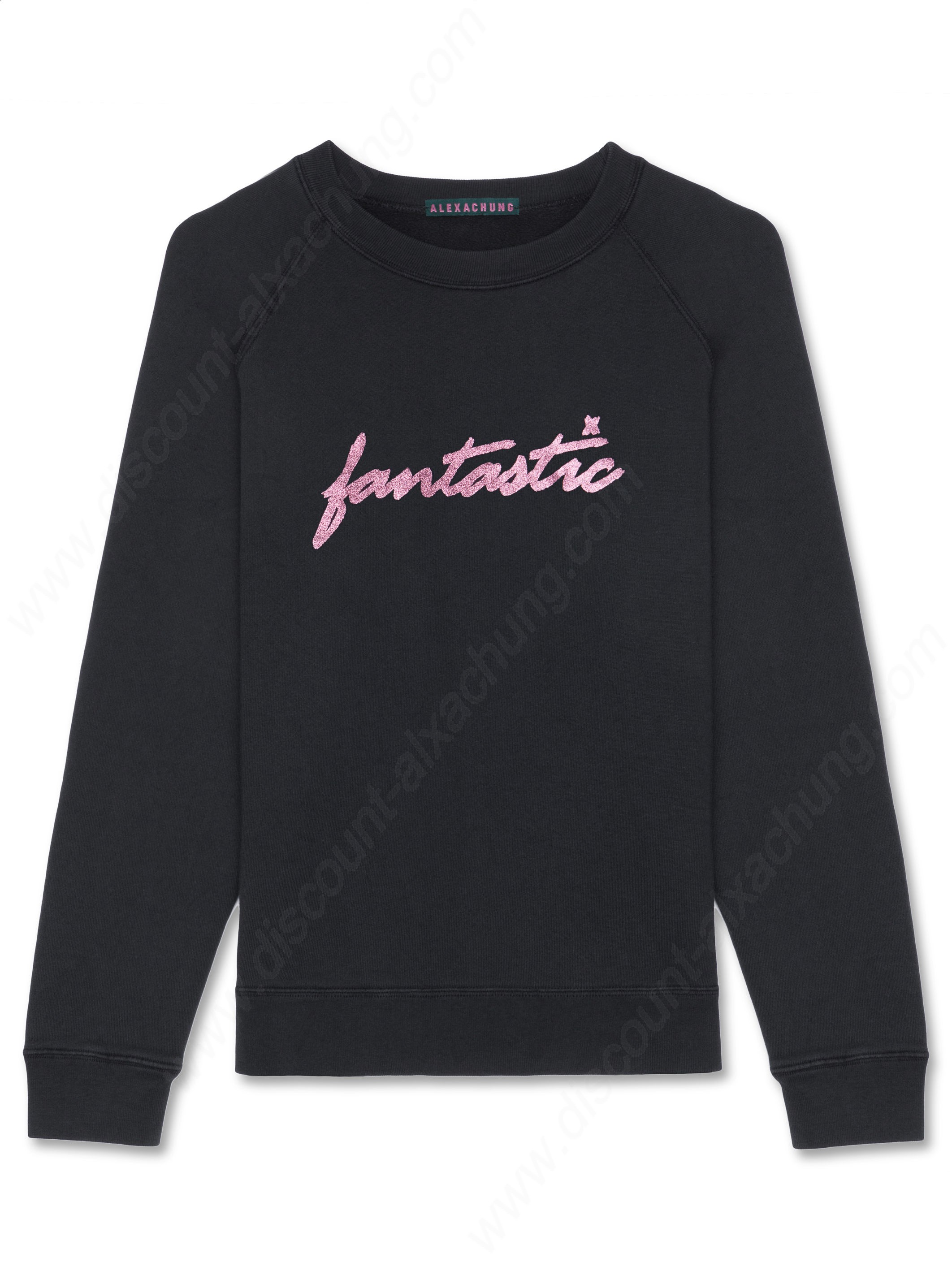 Alexachung Fantastic Pink Glitter Sweatshirt - Alexachung Fantastic Pink Glitter Sweatshirt