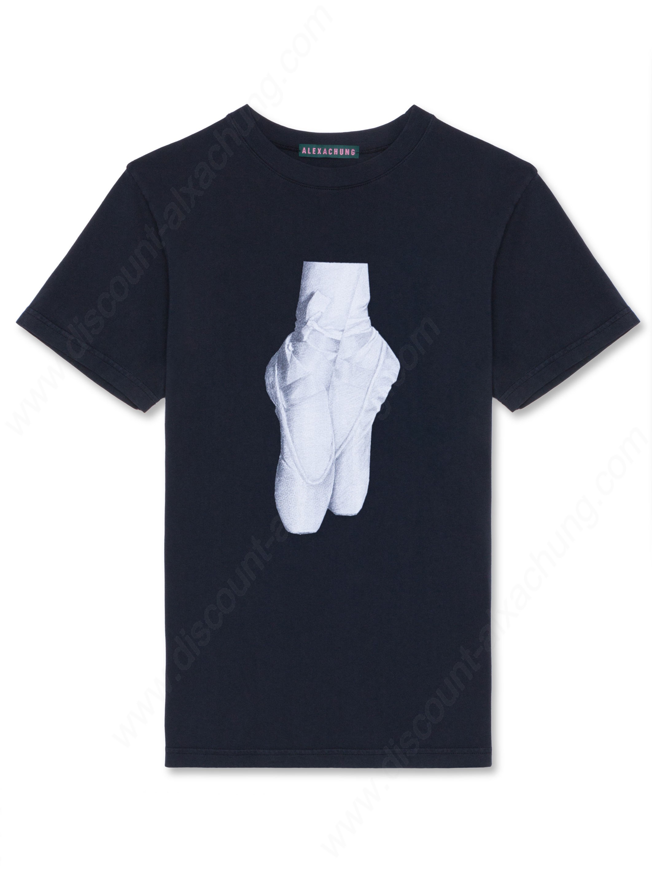 Alexachung Washed Black En Pointe T-Shirts - Alexachung Washed Black En Pointe T-Shirts