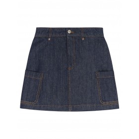 Alexachung Denim Patch Pocket Mini Skirt