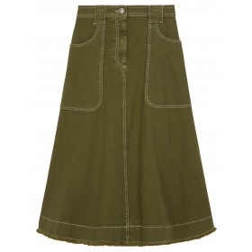 Alexachung Khaki Patch Pocket Skirt