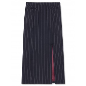 Alexachung Pinstripe Slit Front Pencil Skirt