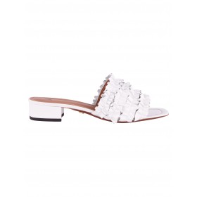 Alexachung White Ruffle Sandal