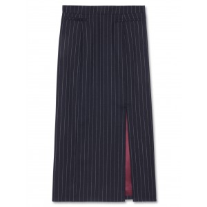 Alexachung Pinstripe Slit Front Pencil Skirt