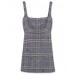 Alexachung Checked Cut Out Back Dress