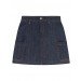 Alexachung Denim Patch Pocket Mini Skirt - 0