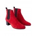 Alexachung Red Studded Chelsea Boot - 2