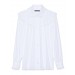 Alexachung White Frill Trim Oversized T-Shirts - 0